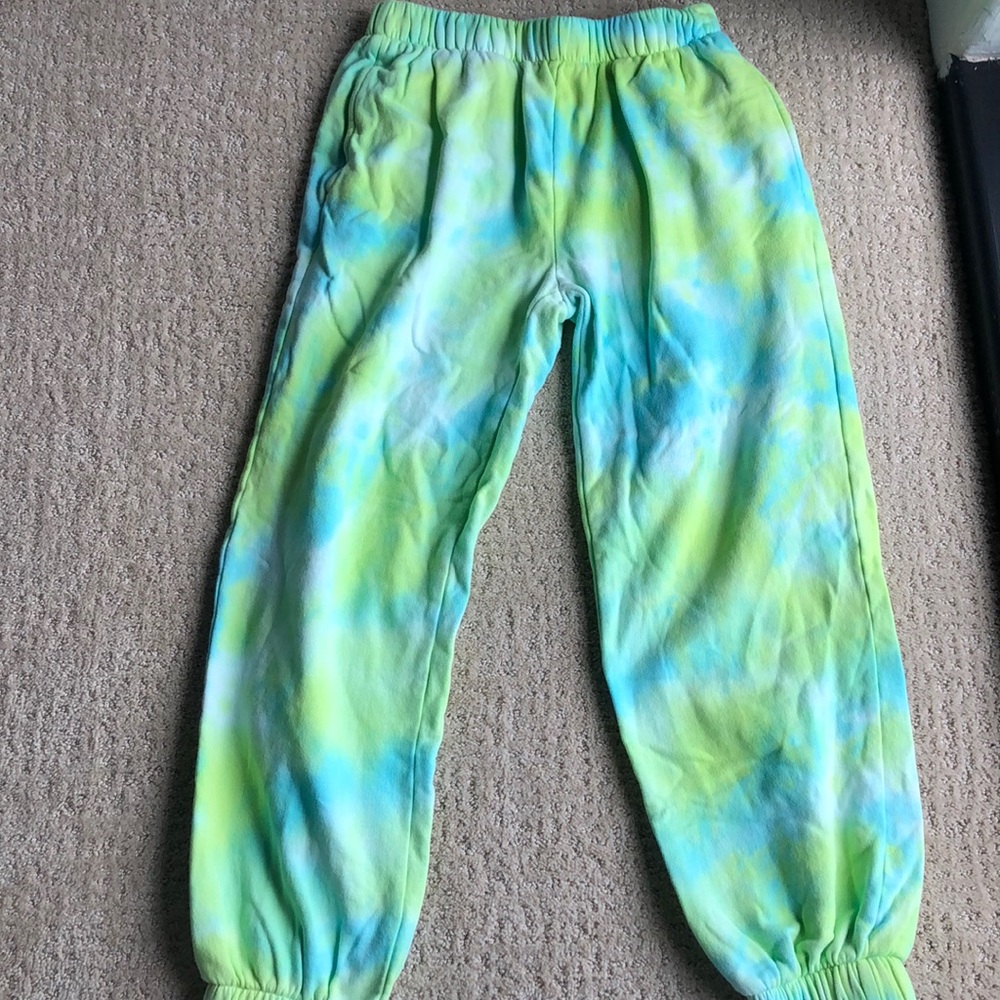 Tie dye sweat pants